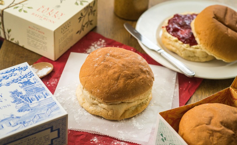 A bun from Sally Lunn's Historic Eating House